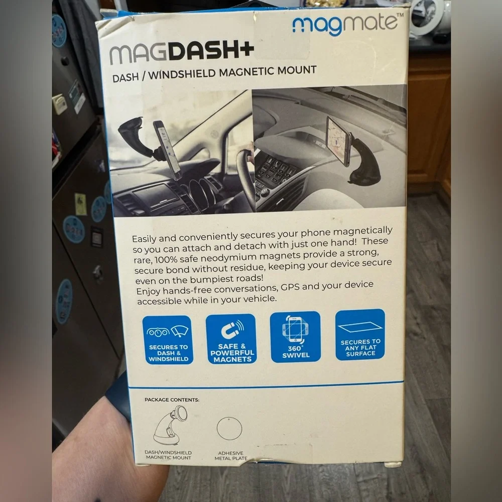 Magmate MagDash+ Dash/Windshield Magnetic Mount universal smartphone new in box